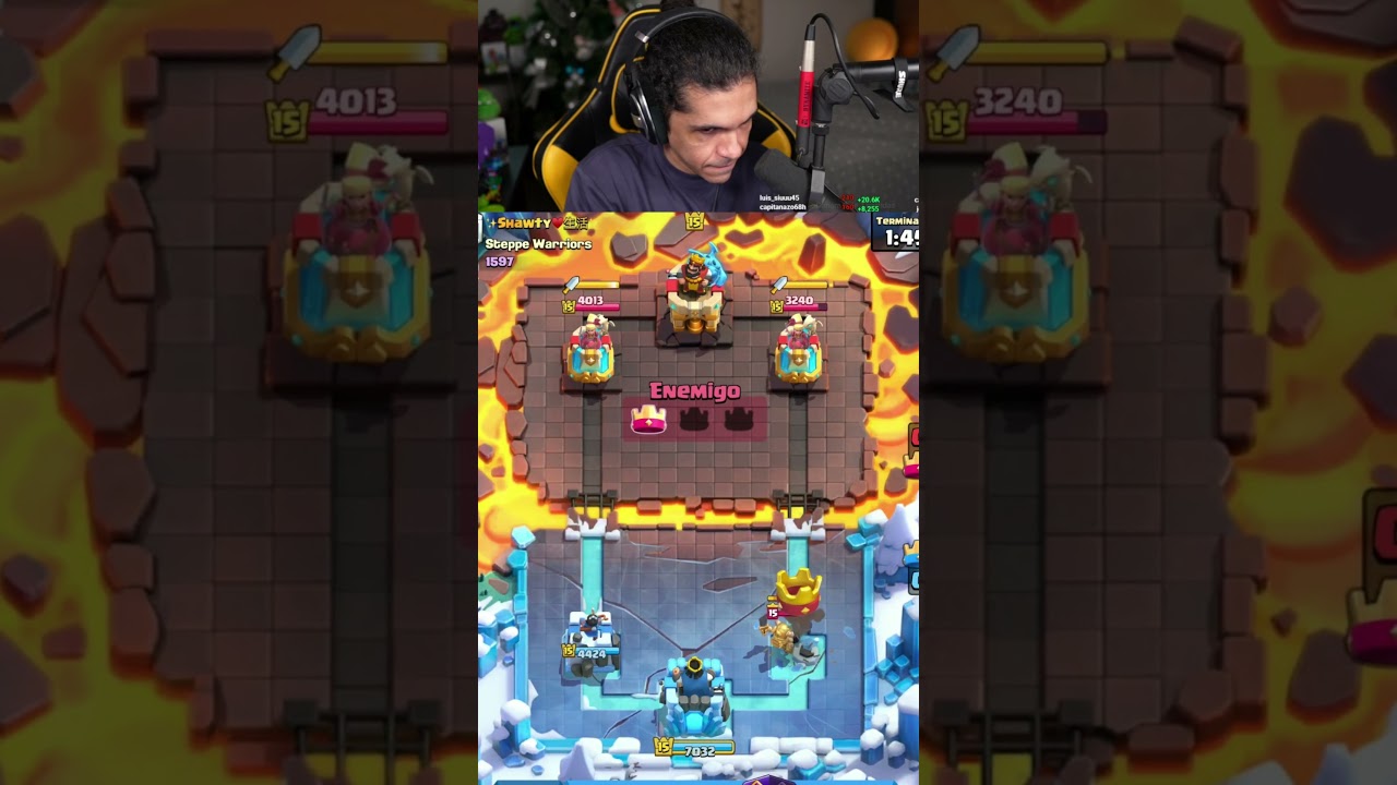 PEORES JUGADAS de clash!! #clashroyale #shorts