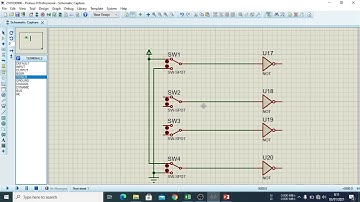 Rangkaian decoder 4 To 16 dan Encoder 16 To 4 Pada Proteus 8 Professional