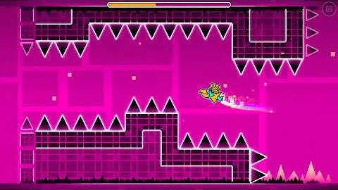 Geometry Dash - Level 8 - Time Machine - 3/3 Coins - (100%)