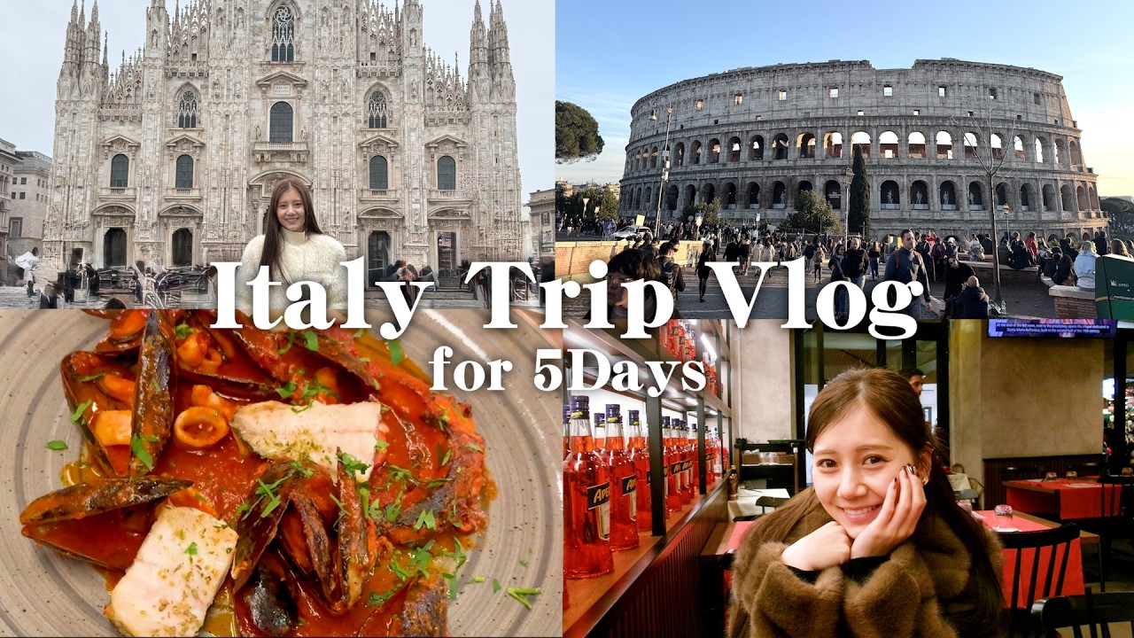 【イタリア周遊5泊6日🇮🇹】ローマ、フィレンツェ 、ミラノを巡る旅✈️