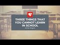 Adrian Rogers: Three Things that You Cannot Learn in School (1999)