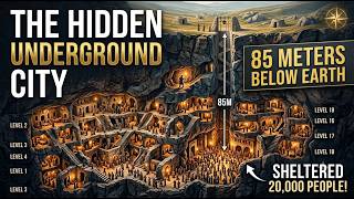 The Hidden Underground City 85 Meters Below Earth That Sheltered 20,000 People #documentary