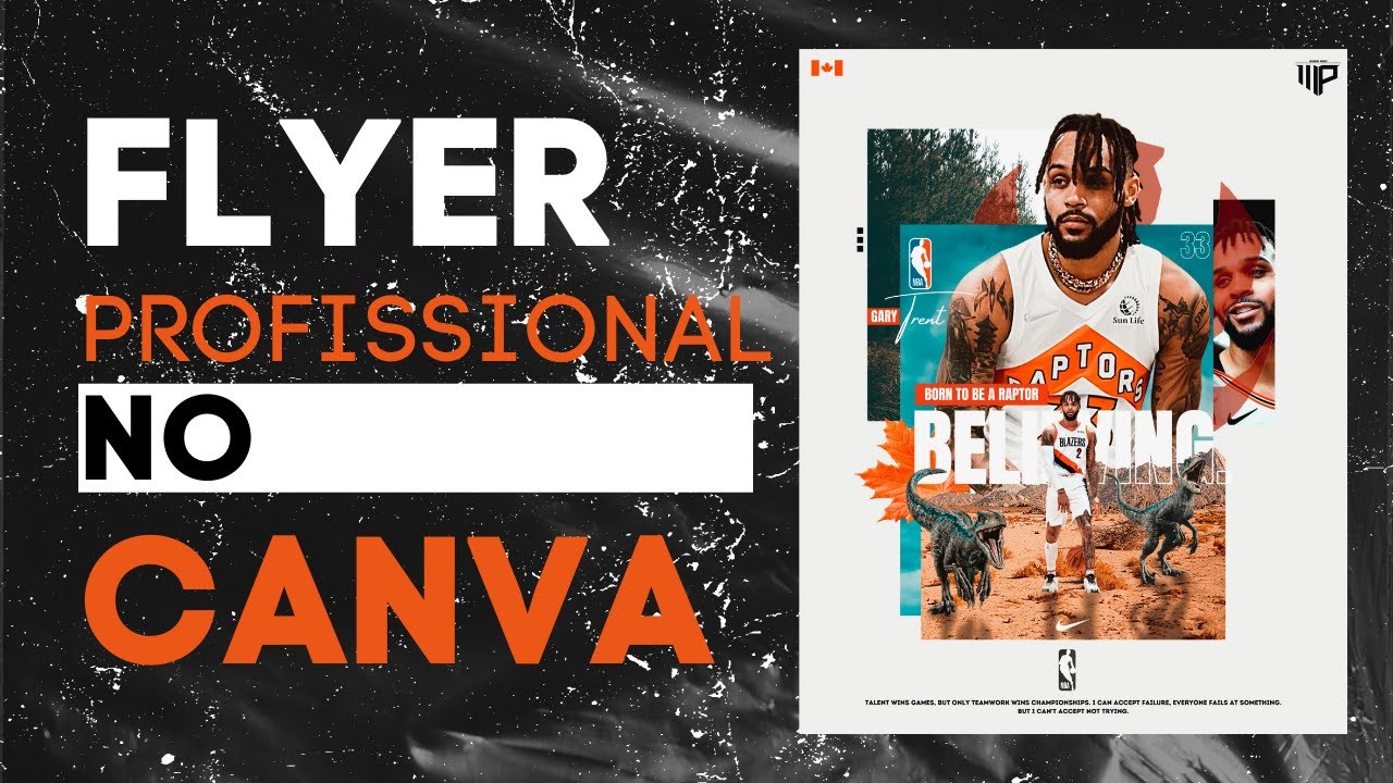 Flyer profissional no CANVA - Esporte