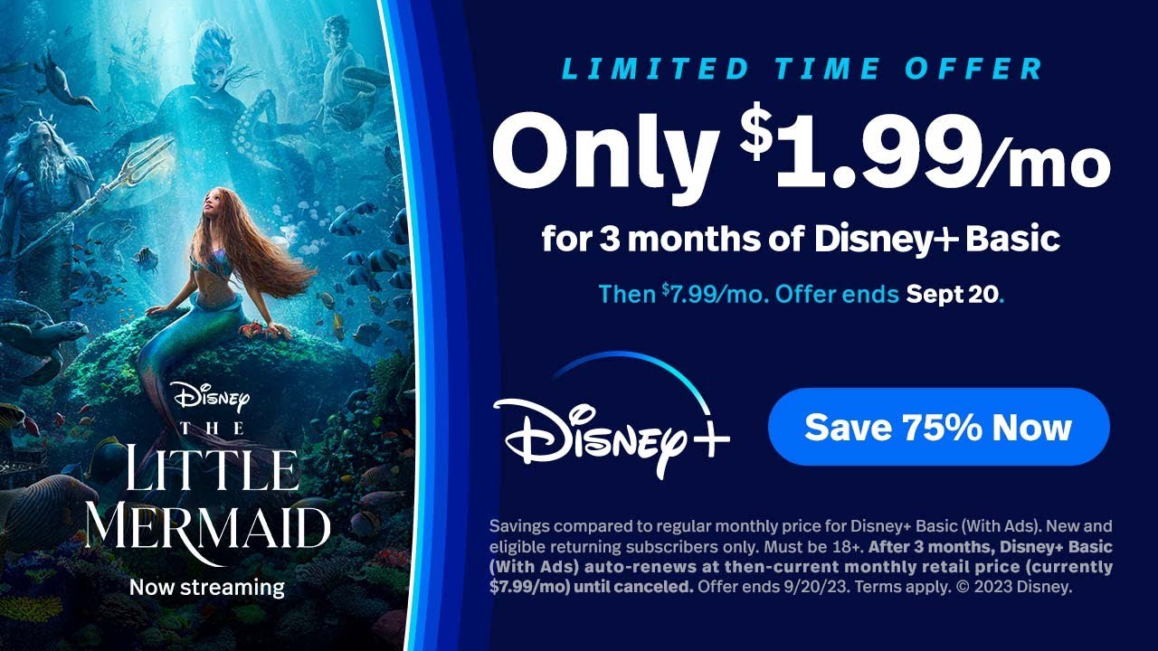 Now streaming on Disney+ - Head under the sea for the classic story, reimagined.
