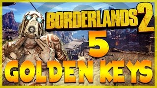 How To Get 5 Golden Keys For Free! PS4/XB1/PC (Borderlands 2!)