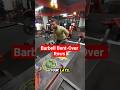 Barbell Bent-Over Rows #BarbellRow #BentOverRow #BackWorkout
