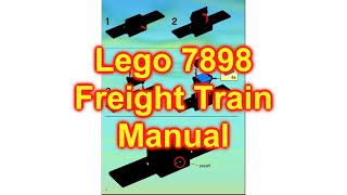 LEGO 7898 Cargo Train Deluxe Instruction Manual