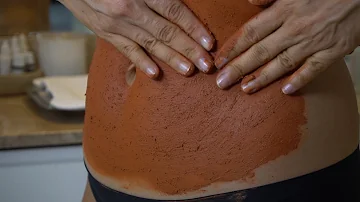 Como se usa argila na barriga?