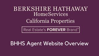 BHHS Agent Website Overview 1