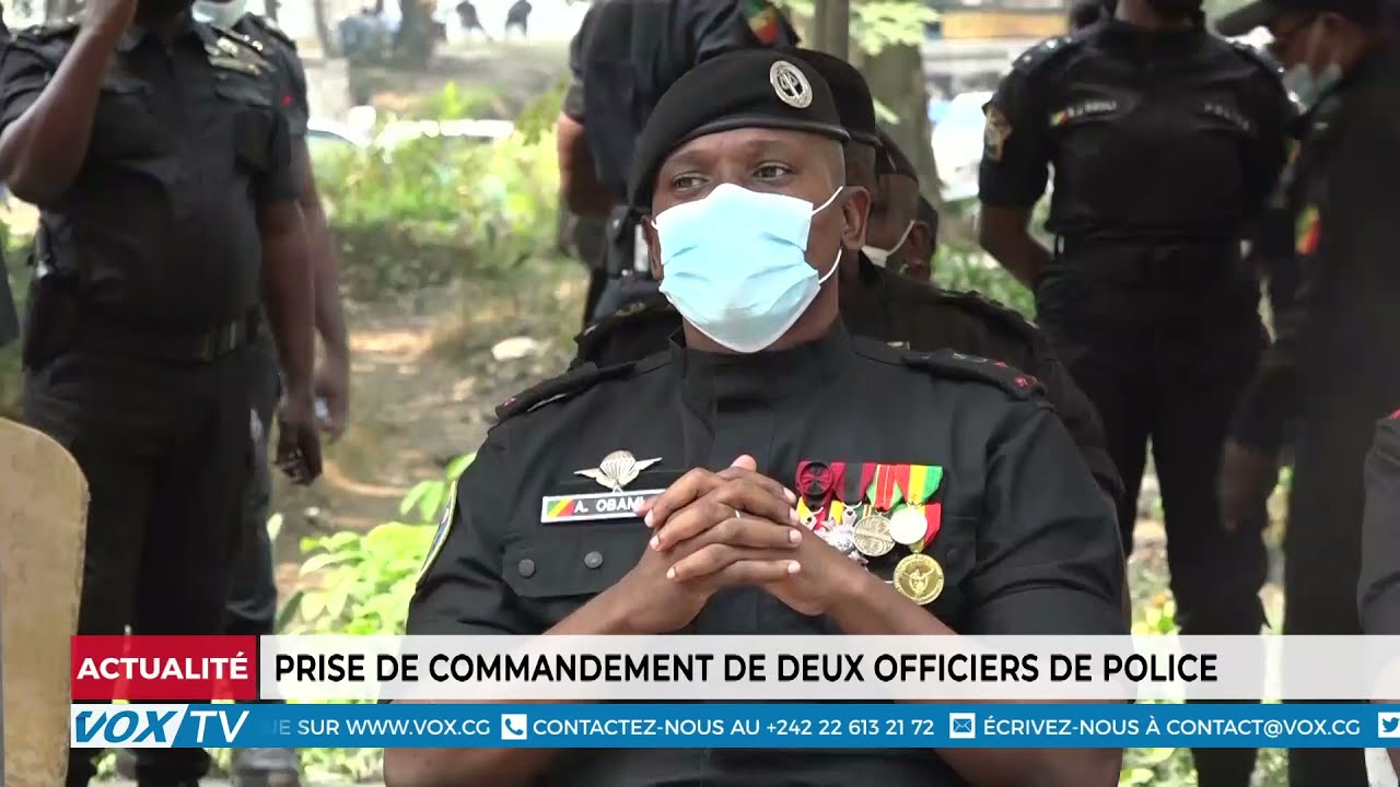 Prise de commandement de deux officiers de Police