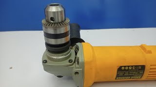 How to make  Angle Grinder Convert to Drill machine angle grinder convert tool