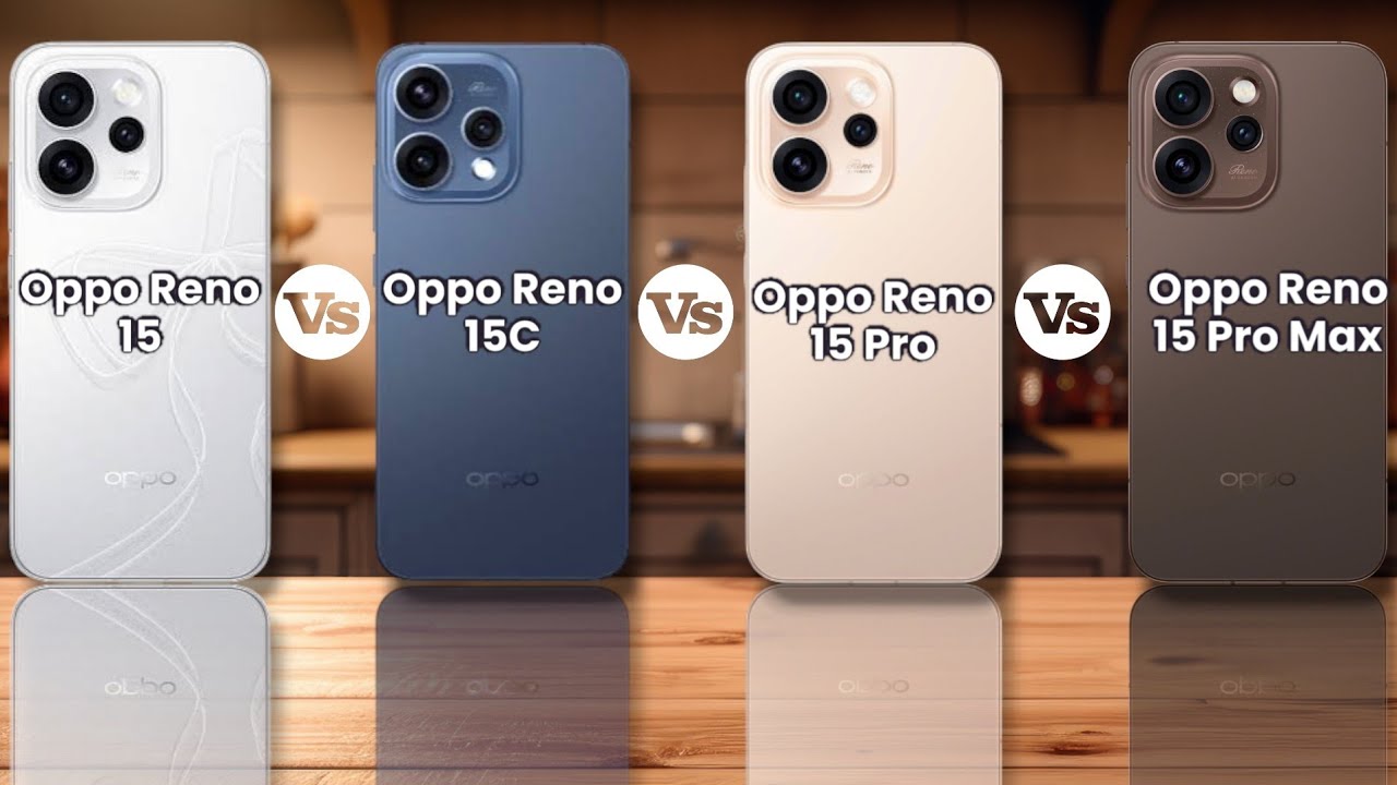 Oppo Reno 15 VS Oppo Reno 15C VS Oppo Reno 15 Pro VS Oppo Reno 15 Pro Max 