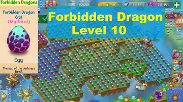 Merge Dragons! Forbidden Dragon Level 10!