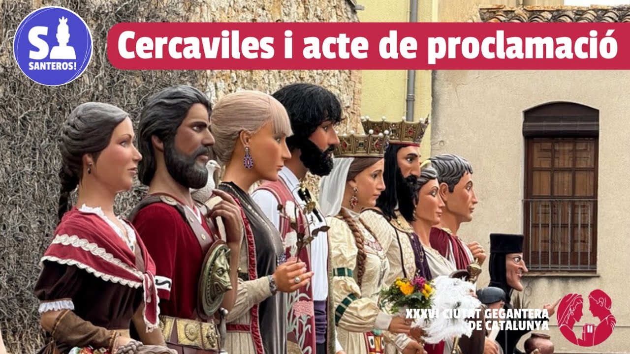 Ciutat Gegantera Caldes de Malavella 2025 - Cercaviles de gegants, acte central i proclamació