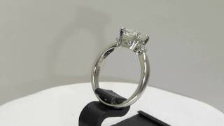 Ptダイヤリング 1.045ct f vs1