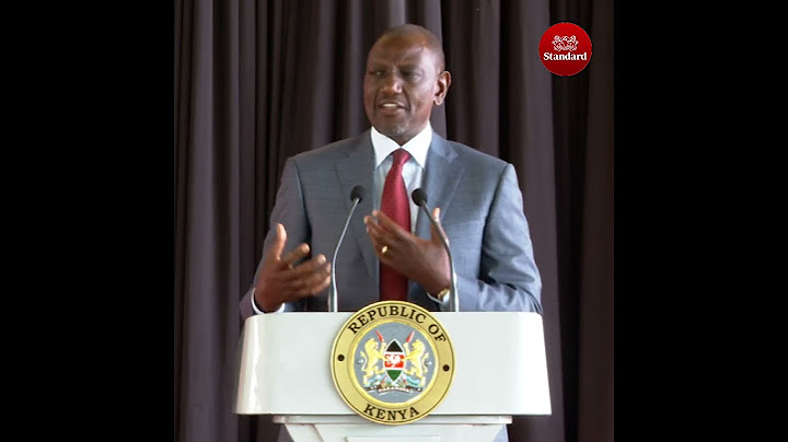 President William Ruto states that peace and stability are crucial to Kenya's prosperity