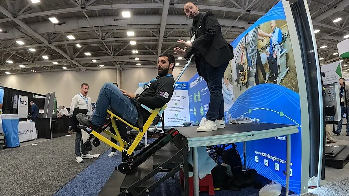 A FOLDING Wheelchair That CLIMBS STAIRS?! Genesis Mobile Stair Lift