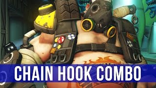 Overwatch: The Chain Hook Combo! (Roadhog Gameplay)
