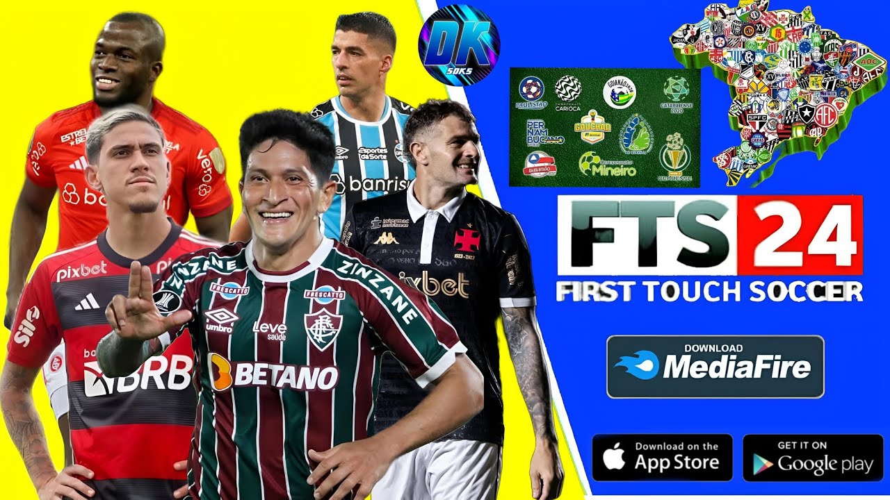 idêntico ao PS2 😱 JOGO De FUTEBOL Para Android Com Narração Brasileira  (Offline) 