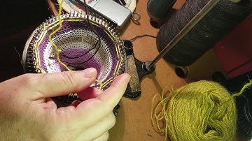 Fair Isle technique on a Legare 400 CSM