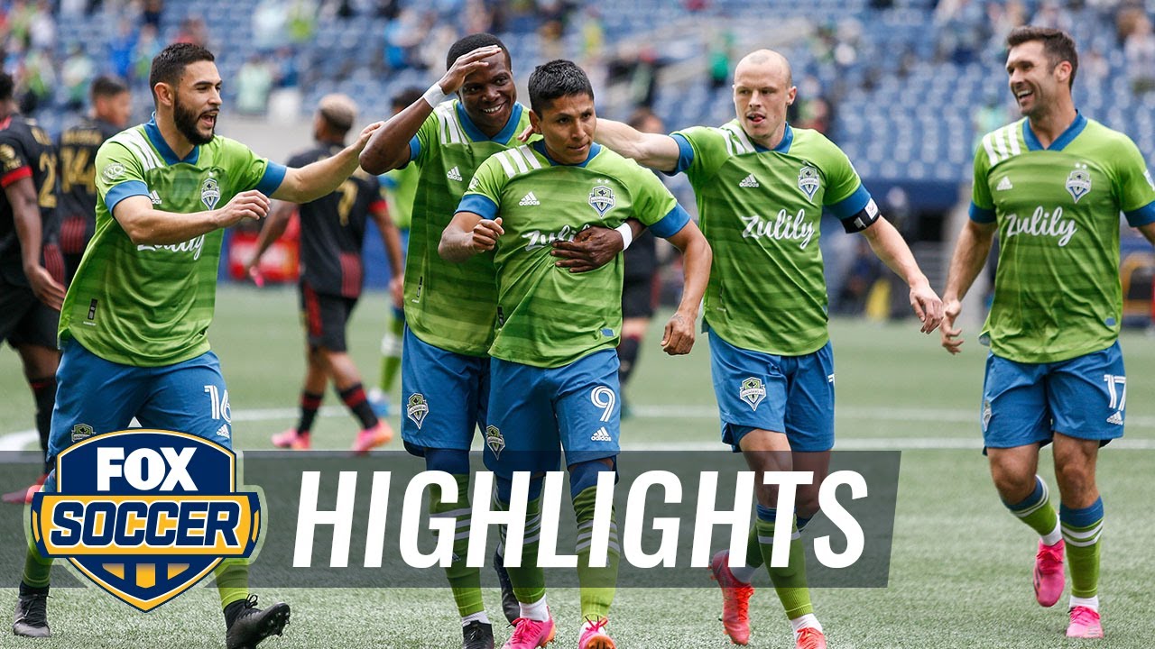 Raul Ruidiaz, Josef Martinez goals as Sounders & Atlanta United draw to 1-1 | 2021 MLS Highlights