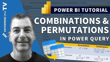 Combinations And Permutations In Power Query