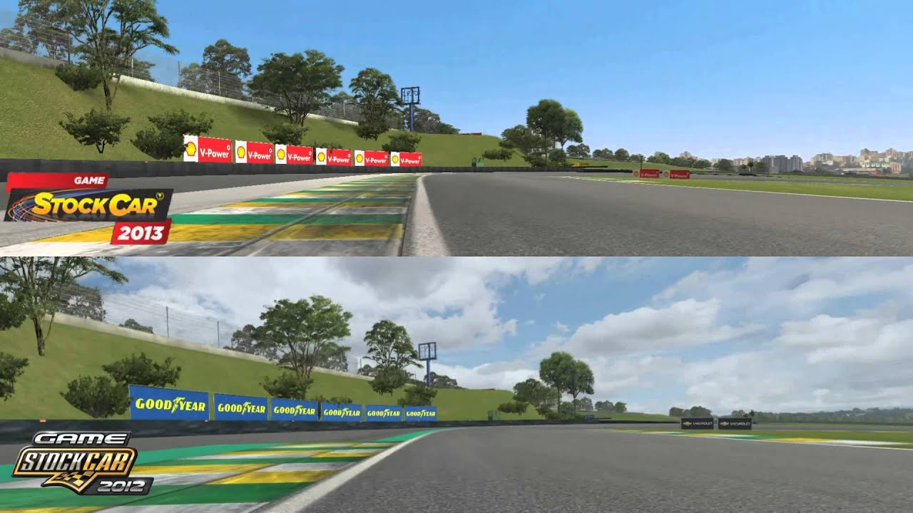 Game Stock Car 2012 vs Game Stock Car 2013 @ Interlagos - Track Comparison