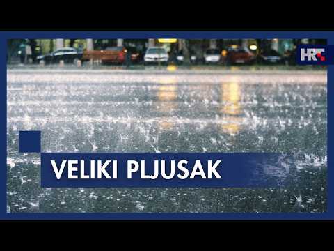 Veliki pljusak izazvao poplave i zastoje u Splitu