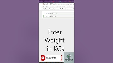 Build a Python BMI Calculator in less than 30 seconds ! 🖥️📊 #python #bmi #learningdatascience #Learn