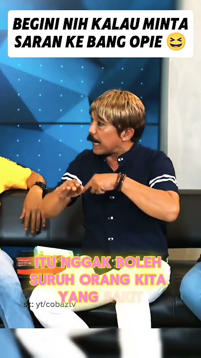 Saran opie kumis endingnya bikin ngakak‼️|😆 #trending #podcast #sorts #komedi #opiekumis #komeng