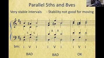 Voice Leading Problems with the 5th and 8ve