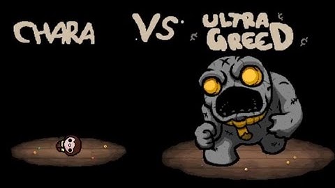 The Modding of Isaac Showcase: Undertale Chara Greed Mode