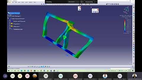 CATIA CLASS ON FREQUENCY ANALYSIS WITH AND WITHOUT MASS