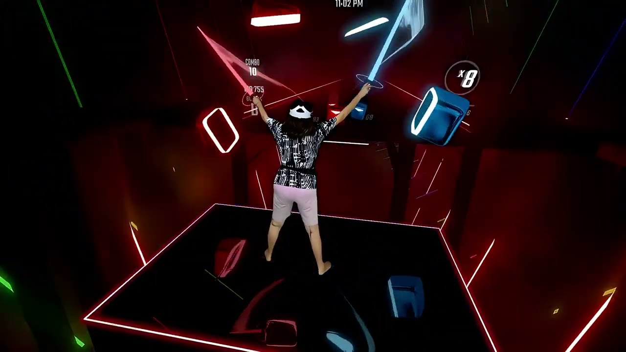 Beat Saber Pharrell Williams Happy 8K HDR ULTRAHD RTX4090 60FPS Mixed Virtual Reality Gameplay 4K