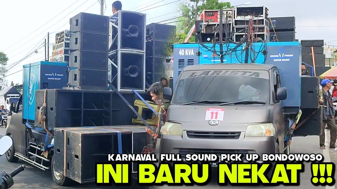 INI BARU NEKAT !! KARNAVAL KEMERDEKAAN SOUND PICK UP HOREG 4 SUB SDN SUKOSARI BONDOWOSO 