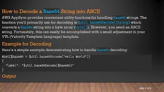 How to Easily Encode and Decode Base64 Strings in AWS AppSync Resolvers