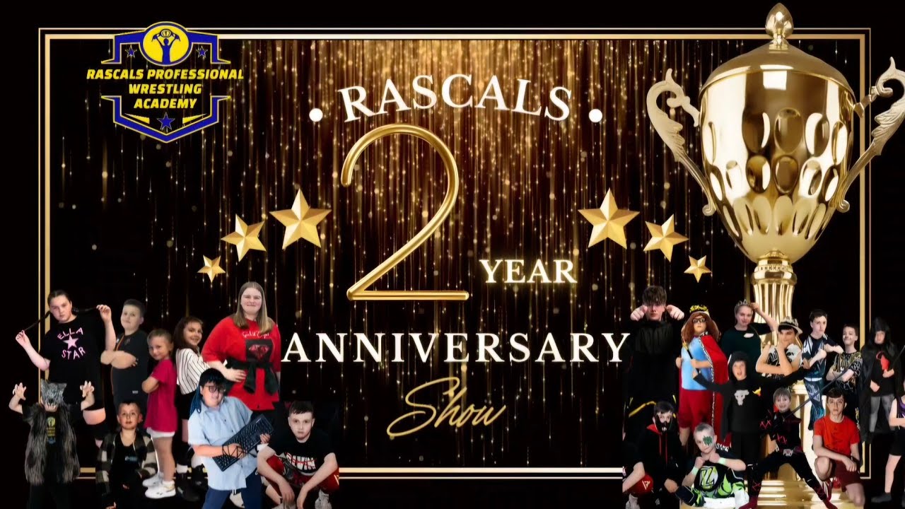 Game Rascal Rumble Rascals Children's Pro Wrestling 2 Year Anniversary MEGA Show Match 5 ...