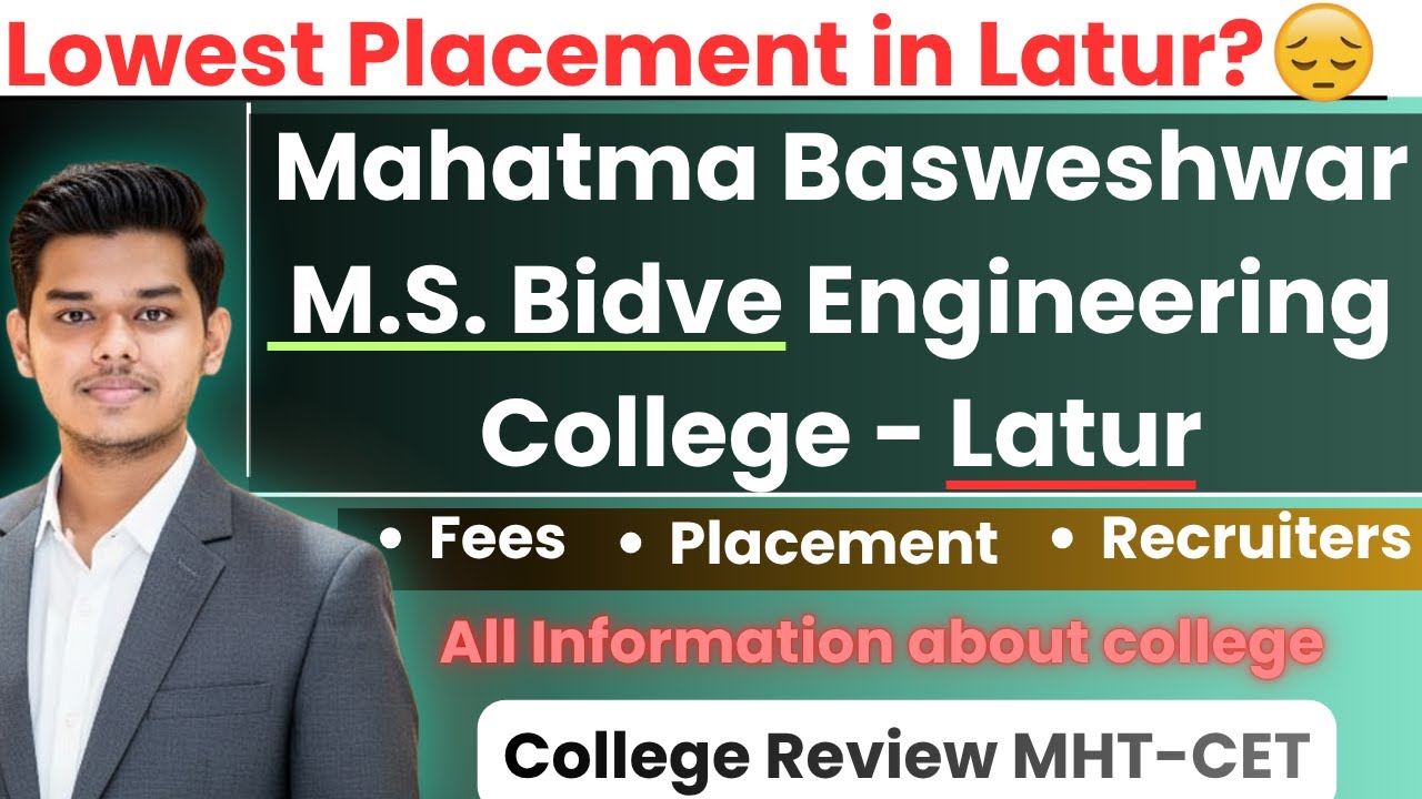Poor Placements or Real Opportunity? 🤔 | M.S. Bidve Engineering College Latur | College Review 🔥
