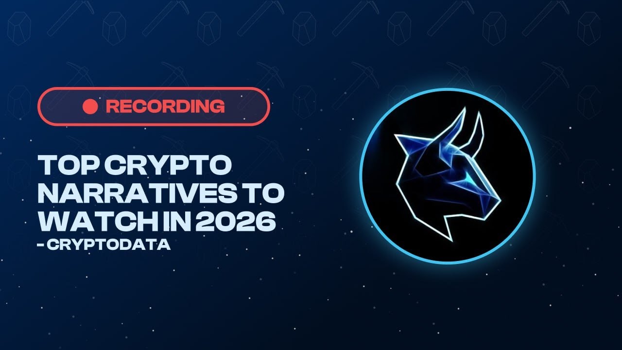 Top Crypto Narratives to Watch in 2026 - CryptoData - YouTube