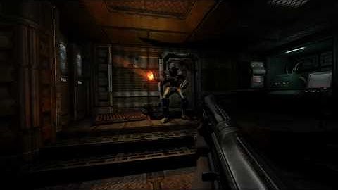 Doom 3 Singleplayer - Evacuation Protocol - Gameplay Montage