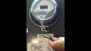 Electric Meter Key  Power Meter Key Universal works World Wide 1-858-504-0573