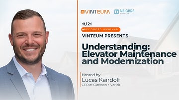 Webinar Understanding Elevator Maintenance and Modernization - 11/21/25