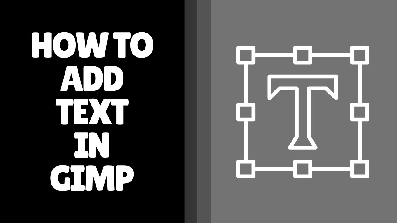 How to Add Text in GIMP | Easy Text Tool Tutorial