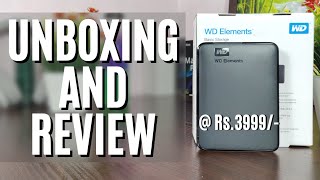 WD Elements 1.5TB Hard Disk | Unboxing and Review