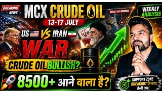 Crude Oil MCX Weekly Analysis July 13 - 17, 2026 | Crude Oil Tomorrow Analysis #crudeoilnews
