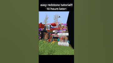 simple minecraft redstone tutorial be like: