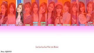 IZ*ONE - La Vie En Rose (Orchestra Version) (Color Coded Lyrics) [Han/Rom/Eng]