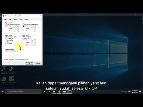 Cara Mengubah Background Command Prompt di Windows