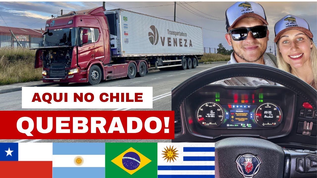 CAMINHÃO ESTRAGOU em uma ILHA no CHILE 😱 e agora o que fazer!? | CASAL MERCOSUL