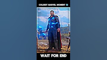 Coldest Moment in MCU🥶 (Part-3) Thor 4k Status #marvel #trending #shorts